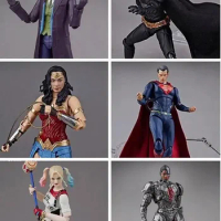 Fondjoy Original DC Movie Batman Joker Wonder Woman Superman Cyborg Harley Quinn 1/9 Articulated Action Figure Toys