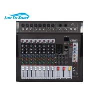 8 channel console mixing 16 dsp effects usb interface sound power audio mixer