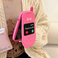 Big Brother Big Rose Red Flip Phone iPhone 17 Apple 16 Compatible 14/15 Pro Max Phone Case Shockproo