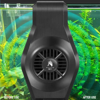 USB 5V Aquarium Fish Tank Cooling Fan System Chiller Control Reduce Water Temperature Fan Set Cooler Aquarium Cooling Fans