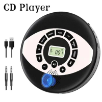 Portable CD Player Home Audio Stereo Speaker CD Music Player walkman