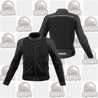 Komine JK-1563 Black Protect 3D Air Stream Jacket - Jaket Motor Mesh Protector XL