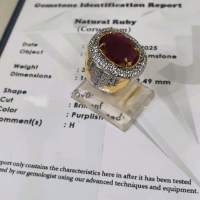 NATURAL RUBY HEATED ONLY MEJA LEBAR MERAH MERONA