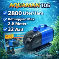 AQUAMAN WP 105 - Pompa Air Celup Kolam Ikan Aquarium Aquascape WP105