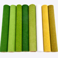 2023 Grass Mat Thin Artificial Lawns Landscape Grass Mat For Model Train Not Adhesive Paper Lawn Fake Turf Decoration Garden