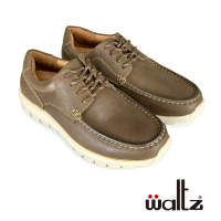 【Waltz】大地系列 輕便舒適 真皮綁帶休閒鞋(522035-23華爾滋皮鞋)