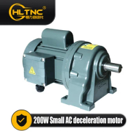 200W Micro AC Motor 220V 50/60hz Asynchronous Motor Induction Motor Shaft 22mm For Packaging Machine Deceleration motor for CNC