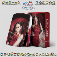 55pcs BLACKPINK JENNIEćYOU AND MEćRed LOMO Cards Set Collection Kpop Photocard Foto Kad