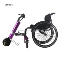 Manual wheelchair accessory Electric trolley Handicap Manual sports wheelchair drive head traction