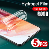 5PCS Hydrogel Film For Samsung Galaxy S22 S21 S20 FE Plus Ultra 5G 4G S 21 20 21FE 22 22Ultra 4 5 G Water Gel Screen Protector