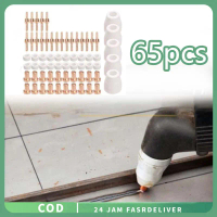65pcs Nozzle Plasma Cut 40A Nozel Plasma Peralatan Las Dan Potong Nozel Plasma Pt-31lg-40 Nozel Plas