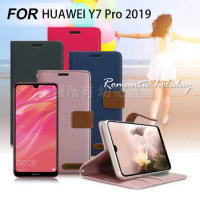 Xmart for 華為 HUAWEI Y7 Pro 2019 度假浪漫風支架皮套