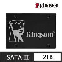【Kingston 金士頓】KC600 2TB SATA ssd固態硬碟 (SKC600/2048G) 讀 550M/寫 520M