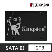 Kingston 金士頓 KC600 2TB SATA ssd固態硬碟 (SKC600/2048G) 讀 550M/寫 520M