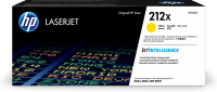 【最高22%回饋 滿額折300】 HP 212X 黃色原廠 LaserJet 高容量碳粉匣 (W2122X) For HP LaserJet M555 / M578系列