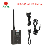 Portable HanRongDa HDR-831 Stereo Digital FM Transmitter Mini FM Radio Station Broadcast w/ Mic TF Card Slot 500m Audio Launch