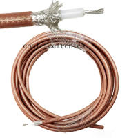 10m RG400 Double Shielded Copper Braid RF Coaxial cable Connector Coax Cable RG-400 Cable 50ohm 50cm 1m 2m 3m 5m 15m 20m