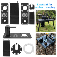 Multifunctional Spider Stove Table Plate Camping IGT Table Board Outdoor Stove Furnace Board for SOTO Electric Water Dispenser
