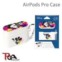 【iJacket】迪士尼 米奇白 AirPods Pro 防撞擊 矽膠保護套(總代理商公司貨)