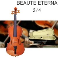 【非凡樂器】BEAUTE ETERNA 普級實木小提琴/棗木配件/4/3/初階小提琴