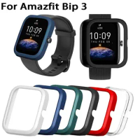 PC Watch Protector Case For Amazfit Bip 3 Smart Frame Hard Cover Protective Shell for Amazfit Bip3 Case Bumper Accessories