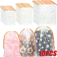 5/10Pcs Travel Shoe Bags Waterproof Drawstring Storage Bags 3 Sizes Reusable Space Saver Storage Bag for Toys Shoe Clothes Towel