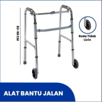 Walker Alat Bantu Jalan Lansia Manula Dengan Roda