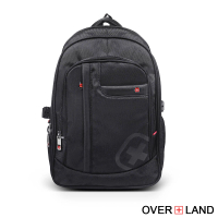 【OverLand】美式十字軍 - 品牌LOGO浮印後背包(2961)