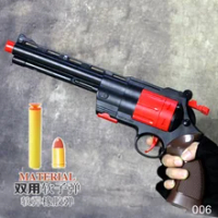 Soft Bullet Colt Revolver Pistol Manual Airsoft Gun Toy For Kids Adults Gun Weapon Revolver Boys Birthday Gift
