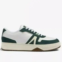 Sepatu Sneakers Pria La-cos-te L001 Leather Colour - White/Green (45SMA0070-Y37) ORIGINAL 43