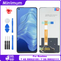 6.5" For OPPO Realme 7 4G RMX2155 LCD Display Touch Screen Digitizer Assembly For Realme 7 5G RMX2111