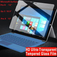 13" HD For Microsoft Surface Pro 8 X Tempered Glass Film Surface Go 3 2 Screen Protector