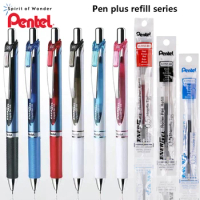 1Pcs Japan Pentel BLN75 Neutral Pen Plus Refill Smooth and Quick-drying 0.5mm Water-based Business Office Energel Stationery