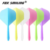 Fox Smiling 3pcs Dart Flights And Shafts 2BA Screw 2 in 1 Dart shaft Durable Anti-fall PA Series Professional Dart Accessories