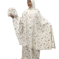 YN - Sierra Series Mukena Dewasa Motif 2in1 Risleting Katun Mikro Premium Motif  Free Pouch Serut