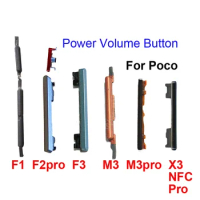 Power Volume Button For Poco F1 F2 F3 M3 X3 NFC Pro