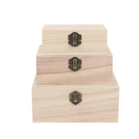 1 Pc Retro Jewelry Box Organizer Desktop Natural Wood Clamshell Storage Case Home Decoration Handcrafted Wooden Gift Boxes New