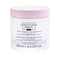 Christophe Robin - 玫瑰豐盈淨化髮泥 (粘土轉泡沫質地的洗髮露) -稀疏、扁平髮質