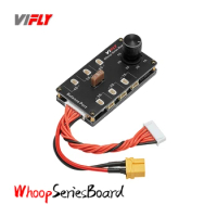 VIFLY Whoop Series Board Balance Charging Board 6 Port 1S LIPO Battery XT60 Input for PH2.0 BT2.0 1S FPV Tinywhoop Drone