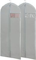 Dress bags for gowns long 65 long dress clear garment bag (set of 2 23.3 x 65 )