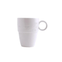 【Royal Porcelain泰國皇家專業瓷器】PRIMA咖啡杯/高可疊(泰國皇室御用白瓷品牌)