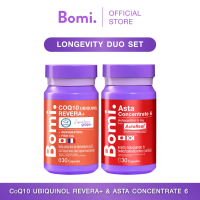 [Longevity Duo Set] Bomi CoQ10 Ubiquinol Revera+ & Bomi Asta Concentrate 6