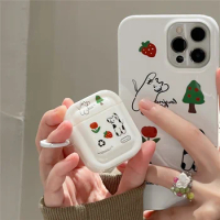 For Apple AirPods 3 pro 2 Case Cute Cartoon Bear cat rabbit Wireless Earphone soft Cover for Airpods 3 2 1 pro Shell cases