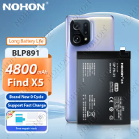 NOHON BLP891 Battery for OPPO Find X5 X3 X2 Pro X 128G 256G BLP889 BLP831 BLP769 BLP767 BLP675 Phone Replacement Bateria