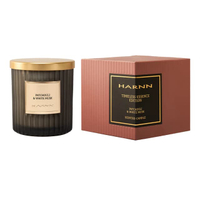 เทียนหอม PATCHOULI & WHITE MUSK SCENTED CANDLE 180 G