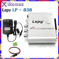Lepy LP - 838 เครื่องเสียงรถยนต์ซับวูฟเฟอร์แอมป์สเตอริโอStereo Amplifier ระบบที่อยู่สาธารณะ บ้าน ขนา