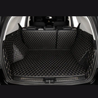Durable Custom Leather Car Trunk Mat For Hyundai Elantra i30 Sedan Avante 2021 2022 2023 Auto Carpet Accessories Interior Parts