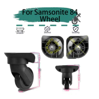 For Samsonite 84 Universal Wheel Replacement Suitcase Rotating Smooth Silent Shock Absorbing Wheels travel suitcases case Wheel