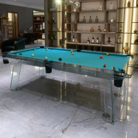 Italian luxury Crystal Club billiard table fancy billiard table