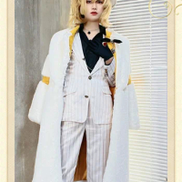 Vivi-Cos Anime Vtuber LUXIEM Luca Kaneshiro Cool Handsome Cosplay Halloween Unisex Costume Role Play Party New S-XXL